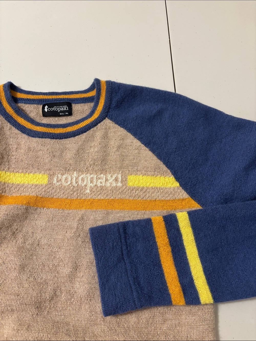 Cotopaxi Sweater Size Men L Womens XL Libre Sunrise Gorpcore Hiking Camping Blue